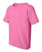 Gildan 5000B, Youth Heavy Cotton T-shirt, Azalea