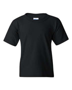 Gildan 5000B, Youth Heavy Cotton T-shirt, Black