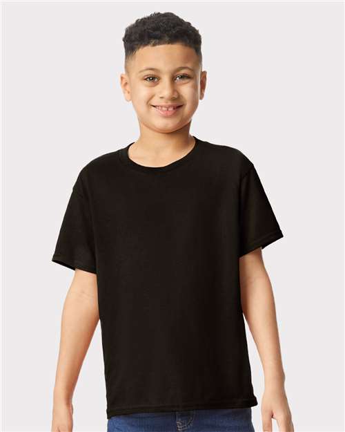 Gildan 543, 5000b Youth Heavy Cotton T-shirt, Black