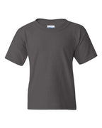 Gildan 543, 5000b Youth Heavy Cotton T-shirt, Charcoal