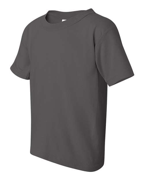 Gildan 5000B, Youth Heavy Cotton T-shirt, Charcoal