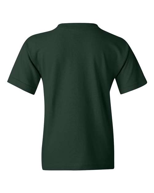 Gildan 5000B, Youth Heavy Cotton T-shirt, Forest Green