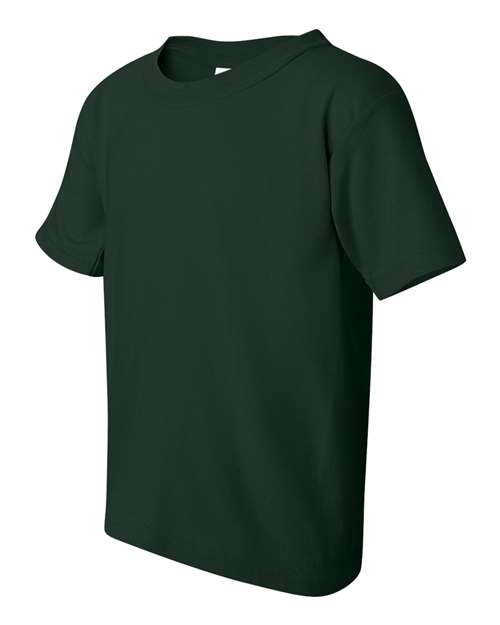 Gildan 543, 5000b Youth Heavy Cotton T-shirt, Forest Green