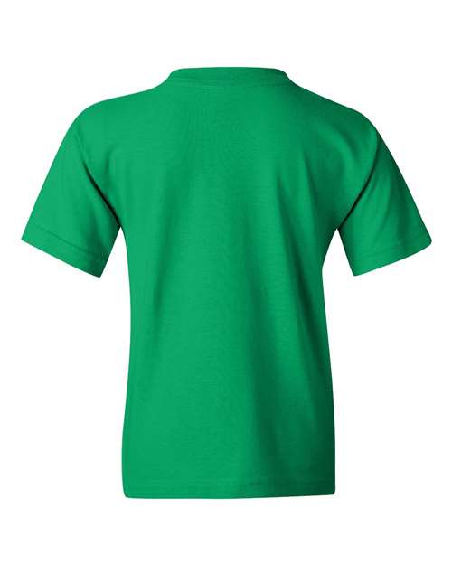 Gildan 5000B, Youth Heavy Cotton T-shirt, Irish Green