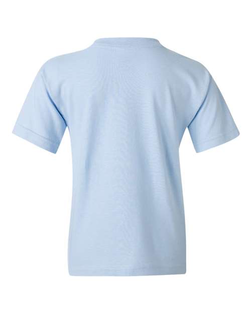 Gildan 5000B, Youth Heavy Cotton T-shirt, Light Blue