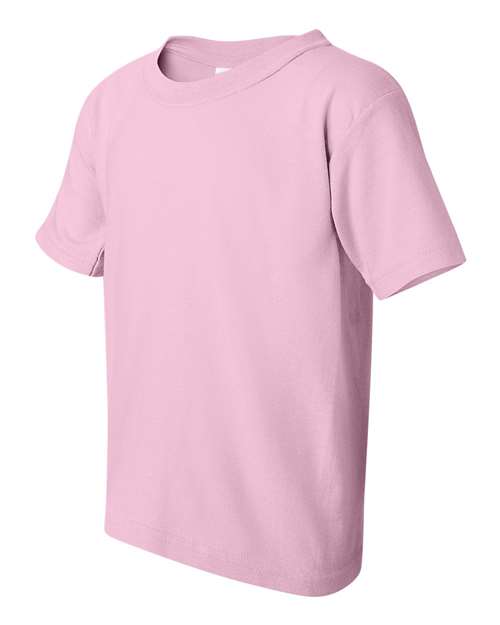Gildan 5000B, Youth Heavy Cotton T-shirt, Light Pink