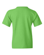Gildan 5000B, Youth Heavy Cotton T-shirt, Lime