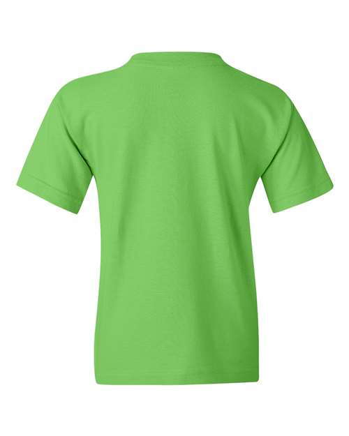 Gildan 5000B, Youth Heavy Cotton T-shirt, Lime