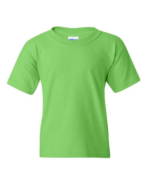 Gildan 543, 5000b Youth Heavy Cotton T-shirt, Lime