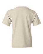 Gildan 5000B, Youth Heavy Cotton T-shirt, Natural
