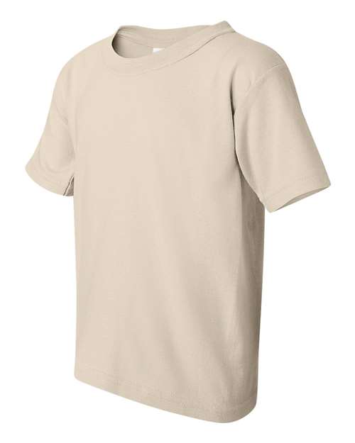 Gildan 543, 5000b Youth Heavy Cotton T-shirt, Natural