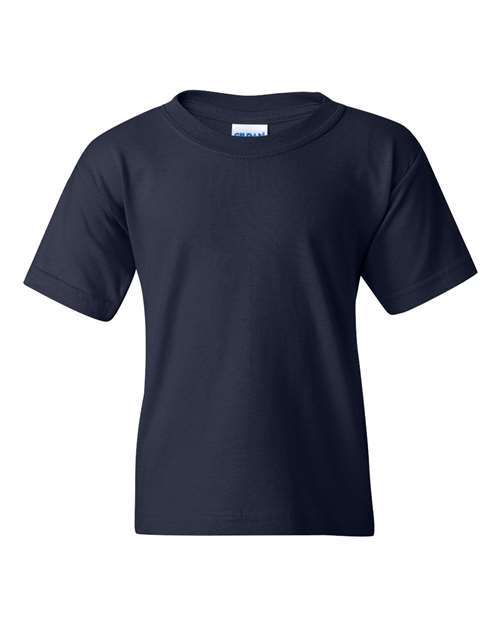 Gildan 5000B, Youth Heavy Cotton T-shirt, Navy