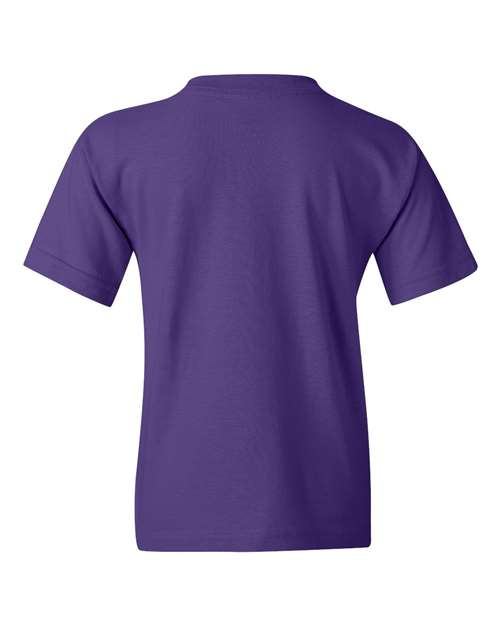 Gildan 5000B, Youth Heavy Cotton T-shirt, Purple
