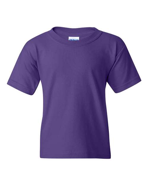 Gildan 543, 5000b Youth Heavy Cotton T-shirt, Purple