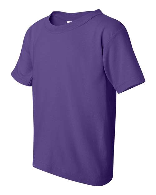 Gildan 5000B, Youth Heavy Cotton T-shirt, Purple