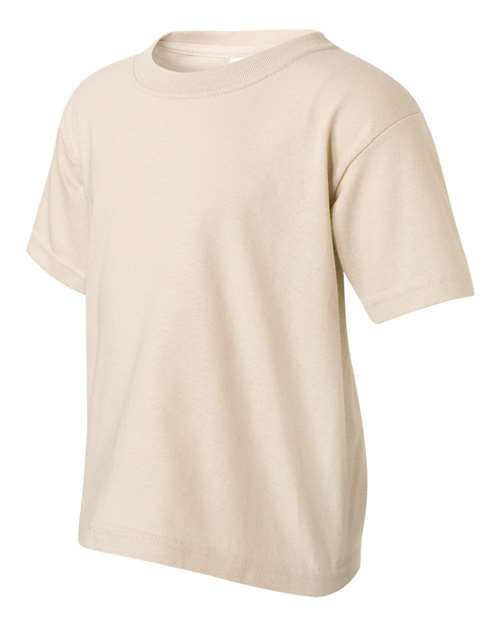 Gildan 543, 5000b Youth Heavy Cotton T-shirt, Sand