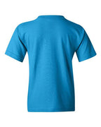 Gildan 5000B, Youth Heavy Cotton T-shirt, Sapphire