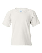 Gildan 5000B, Youth Heavy Cotton T-shirt, White