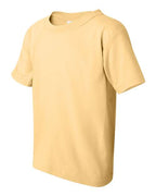 Gildan 5000B, Youth Heavy Cotton T-shirt, Yellow Haze