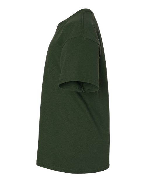 Gildan 551, 2000b Youth Ultra Cotton T-shirt, Forest Green