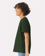 Gildan 551, 2000b Youth Ultra Cotton T-shirt, Forest Green