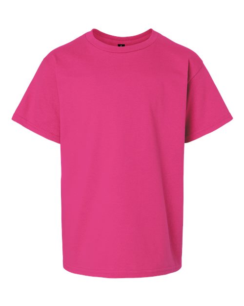 Gildan 551, 2000b Youth Ultra Cotton T-shirt, Heliconia