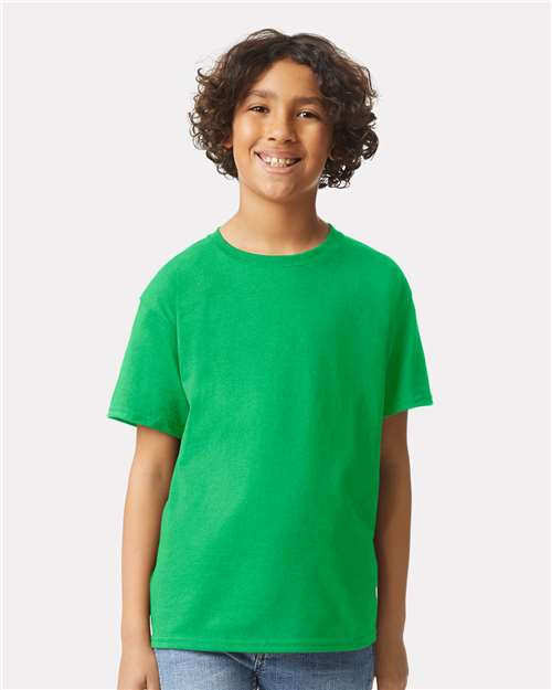 Gildan 2000B, Youth Ultra Cotton T-shirt, Irish Green