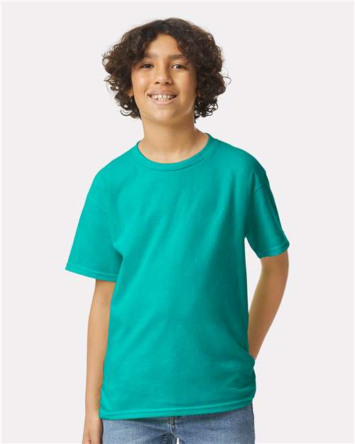 Gildan 551, 2000b Youth Ultra Cotton T-shirt, Jade Dome