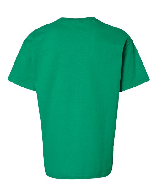 Gildan 2000B, Youth Ultra Cotton T-shirt, Kelly Green