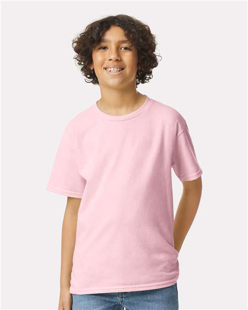 Gildan 551, 2000b Youth Ultra Cotton T-shirt, Light Pink