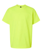 Gildan 551, 2000b Youth Ultra Cotton T-shirt, Safety Green