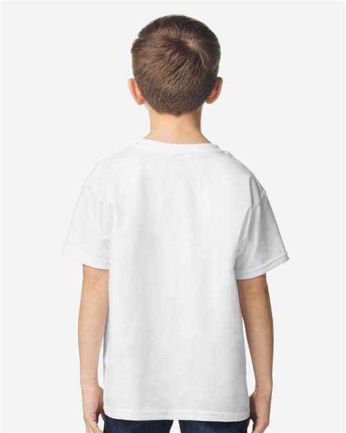 Gildan 551, 2000b Youth Ultra Cotton T-shirt, White