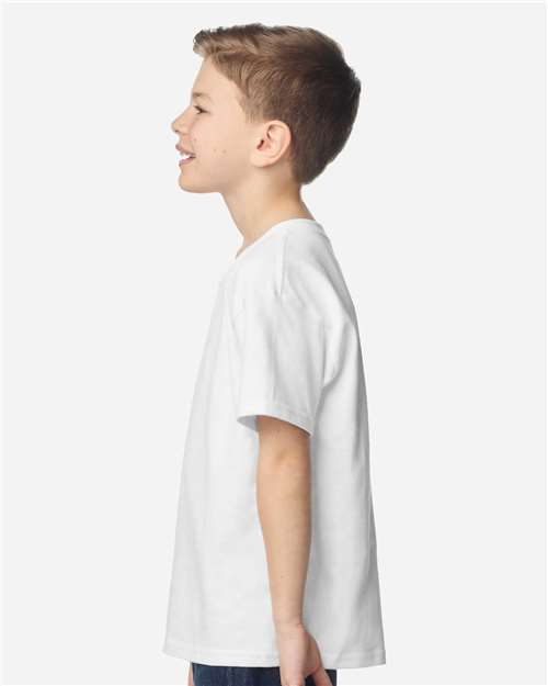 Gildan 2000B, Youth Ultra Cotton T-shirt, White