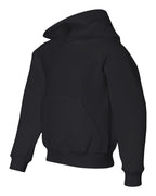 JERZEES 996YR, 556 Youth Nublend Hooded Sweatshirt, Black