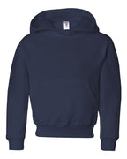 JERZEES 996YR, 556 Youth Nublend Hooded Sweatshirt, J. Navy
