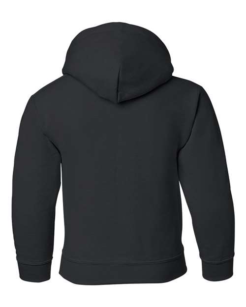 Gildan 557, 18500b Youth Heavy Blend Hooded Sweatshirt, Black