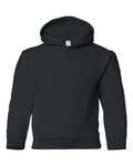 Gildan 557, 18500b Youth Heavy Blend Hooded Sweatshirt, Black