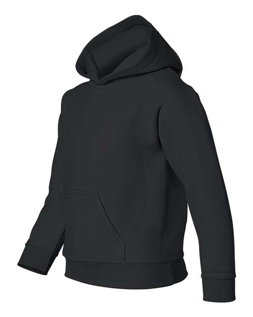 Gildan 18500B, Youth Heavy Blend Hooded Sweatshirt, Black