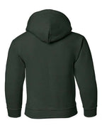 Gildan 18500B, Youth Heavy Blend Hooded Sweatshirt, Forest