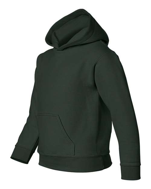 Gildan 557, 18500b Youth Heavy Blend Hooded Sweatshirt, Forest