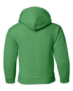 Gildan 557, 18500b Youth Heavy Blend Hooded Sweatshirt, Irish Green