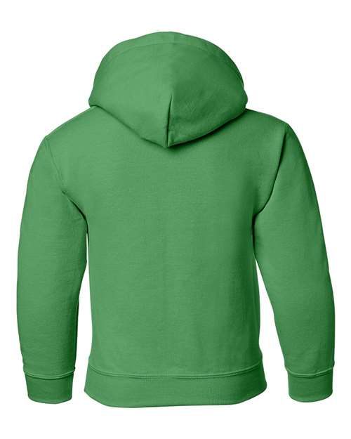 Gildan 557, 18500b Youth Heavy Blend Hooded Sweatshirt, Irish Green