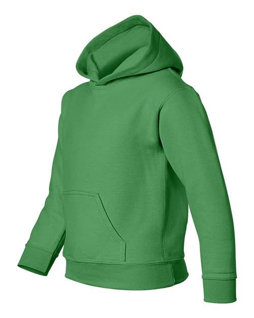 Gildan 557, 18500b Youth Heavy Blend Hooded Sweatshirt, Irish Green