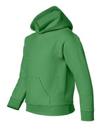 Gildan 557, 18500b Youth Heavy Blend Hooded Sweatshirt, Irish Green