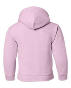Gildan 557, 18500b Youth Heavy Blend Hooded Sweatshirt, Light Pink