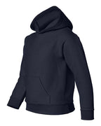 Gildan 18500B, Youth Heavy Blend Hooded Sweatshirt, Navy