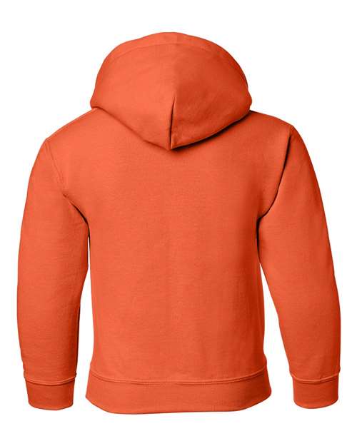 Gildan 557, 18500b Youth Heavy Blend Hooded Sweatshirt, Orange