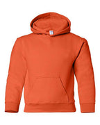 Gildan 557, 18500b Youth Heavy Blend Hooded Sweatshirt, Orange