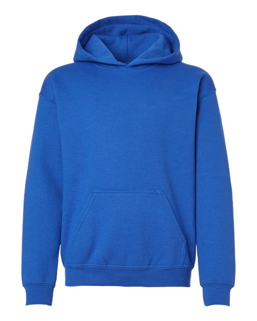 Gildan 557, 18500b Youth Heavy Blend Hooded Sweatshirt, Royal