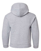 Gildan 557, 18500b Youth Heavy Blend Hooded Sweatshirt, Sport Grey